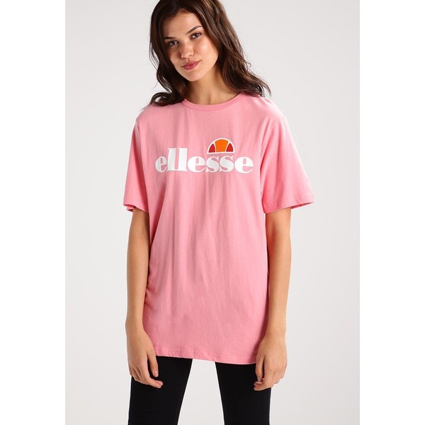 Ellesse ALBANY T-shirt z nadrukiem soft pink EL921D00T