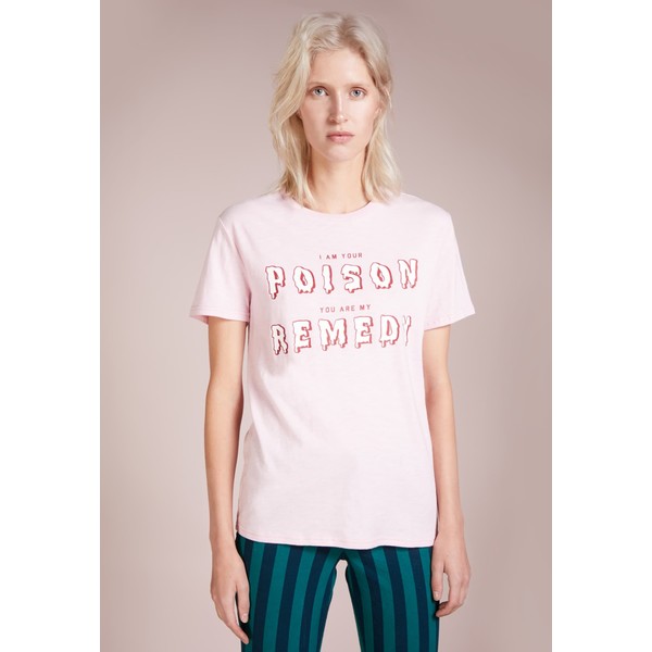 Zoe Karssen T-shirt z nadrukiem pink lady ZK121D01F