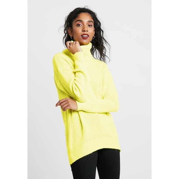 New Look NEON ROLL NECK JUMPERS Sweter bright yellow NL021I0DB
