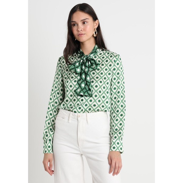 Fabienne Chapot CALLI BLOUSE Koszula off white/bright green FAH21E004