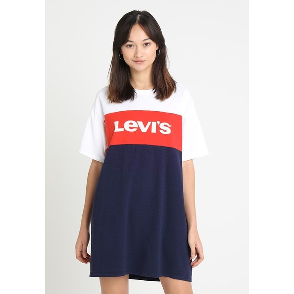 Levi's® SPORTSWEAR DRESS Sukienka z dżerseju white LE221C01G