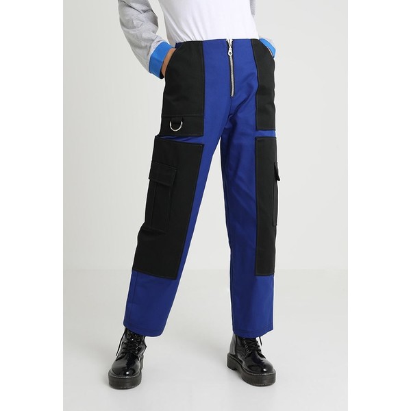 The Ragged Priest COMBATS Spodnie materiałowe black/blue THJ21A00Y