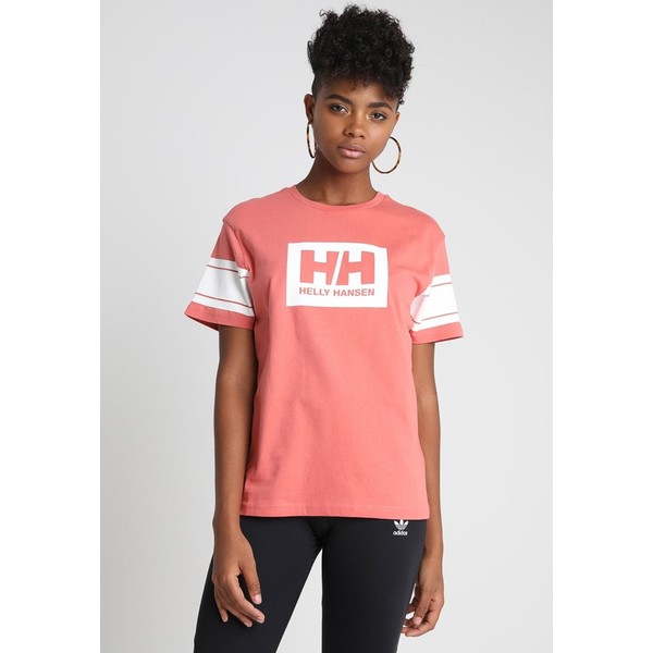 Helly Hansen URBAN T-shirt z nadrukiem faded rose HE621D000