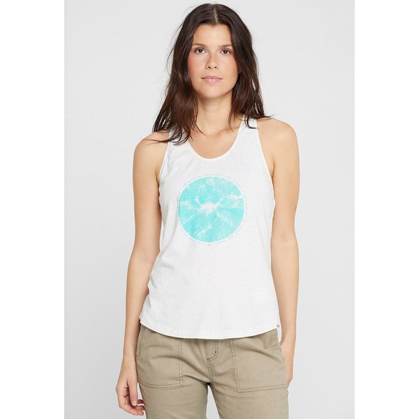 PrAna GRAPHIC TANK Top white forest PF641D01H