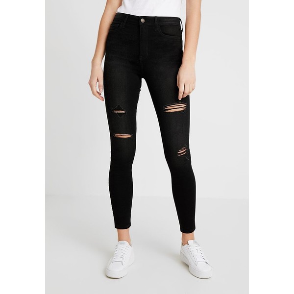 Hollister Co. Jeansy Skinny Fit black H0421N023