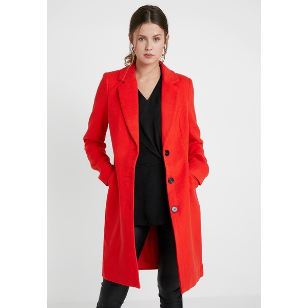 Vero Moda Tall VMCINDY CALA JACKET Płaszcz wełniany /Płaszcz klasyczny fiery red VEB21U00T