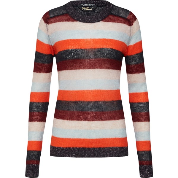SCOTCH & SODA Sweter 'Knitted crew neck in colourful stripes' SCO0840001000001