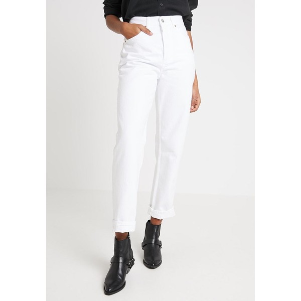 Topshop DAD Jeansy Relaxed Fit white TP721N0BR