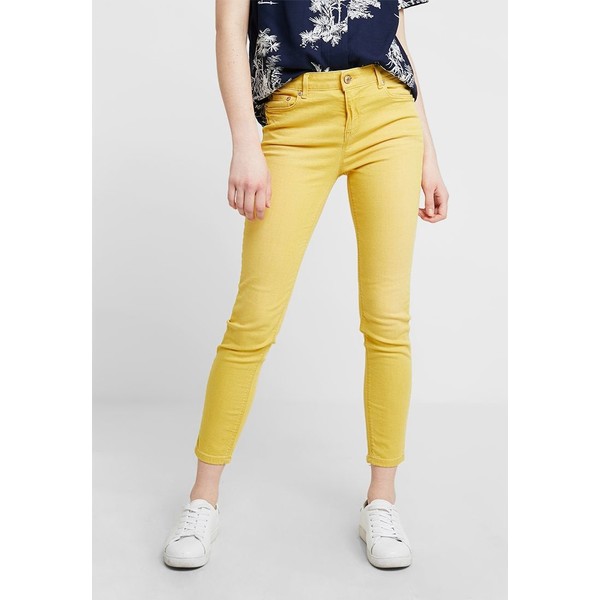 Benetton COLOUR Jeansy Skinny Fit yellow 4BE21N01X