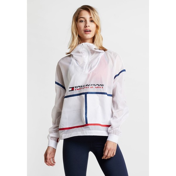 Tommy Sport PACKABLE CAGOULE Kurtka sportowa white TO141F00C