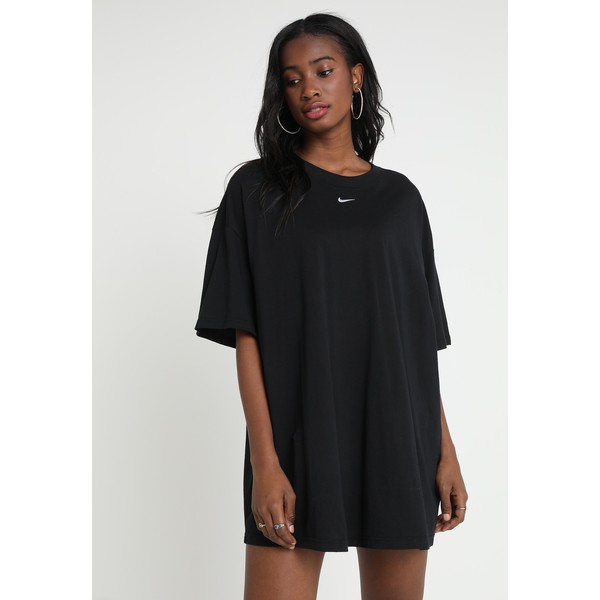 Nike Sportswear DRESS Sukienka z dżerseju black/white NI121C017