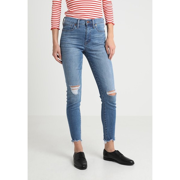 Madewell HIGH RISE WITH SEA RIPS AND CHEWED HEM Jeansy Skinny Fit frankie M3J21N008