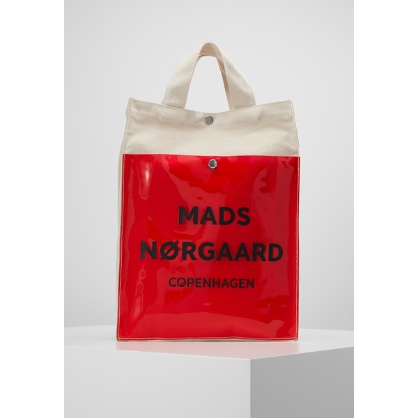 Mads Nørgaard BAG Torba na zakupy ecru/red M1451H00C