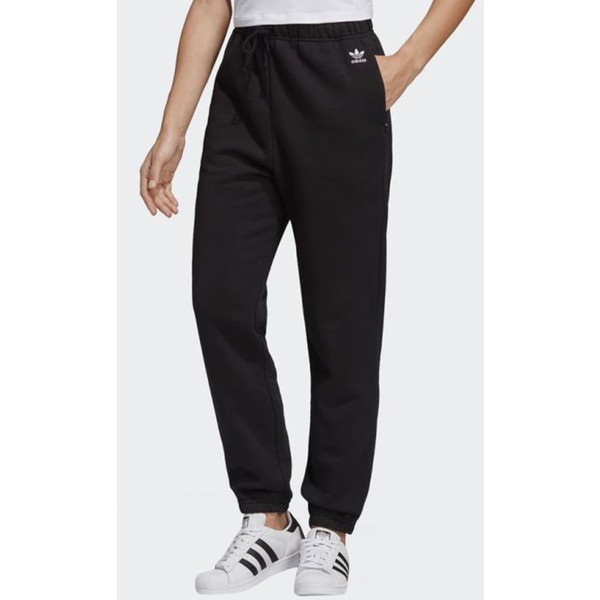adidas Originals STYLING COMPLEMENTS HIGH-RISE PANTS Spodnie treningowe black AD121A0CX