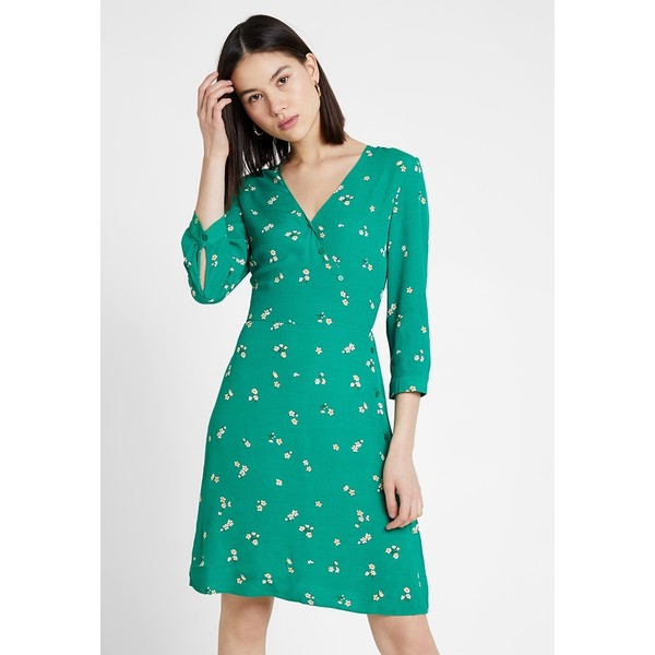 Warehouse VERITY DITSY FLORAL DRESS Sukienka koszulowa green WA221C0HY