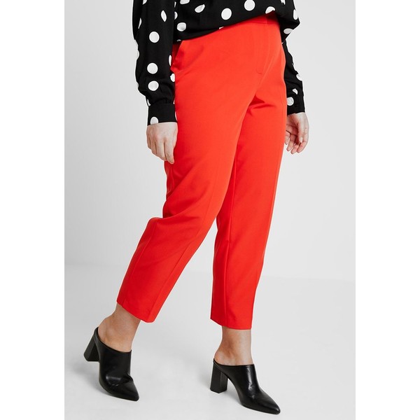 Dorothy Perkins Curve ANKLE GRAZER Spodnie materiałowe orange red DP621A026