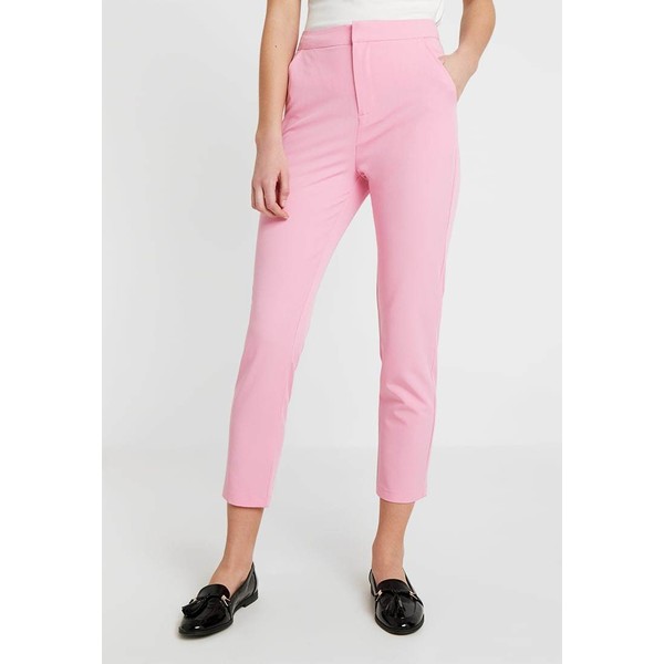 Even&Odd Spodnie materiałowe pink EV421A06Q