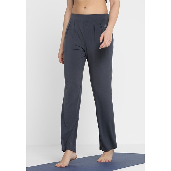 Curare Yogawear WIDE PANTS Spodnie treningowe tafelgrau CY541E019