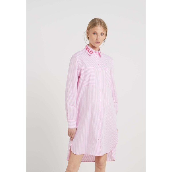 KARL LAGERFELD KARLIFORNIA Sukienka koszulowa white/pink K4821C01H