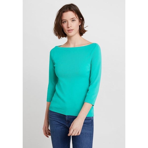 Benetton BOATNECK Sweter green 4BE21I0FA