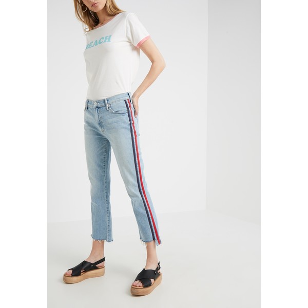 Mother THE INSIDER CROP Jeansy Skinny Fit thanks again racer MH321N025