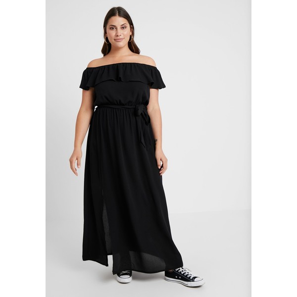 New Look Curves PLAIN STRAPPY DRESS Długa sukienka black N3221C095