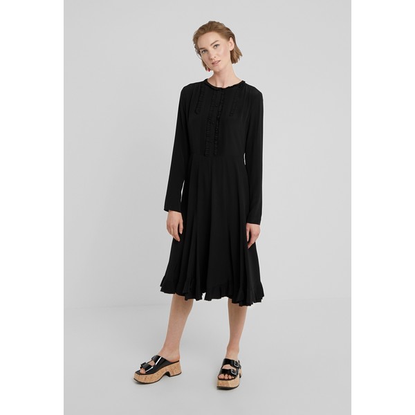 McQ Alexander McQueen PANELLED MIDI DRESS Sukienka koszulowa black MQ121C01S
