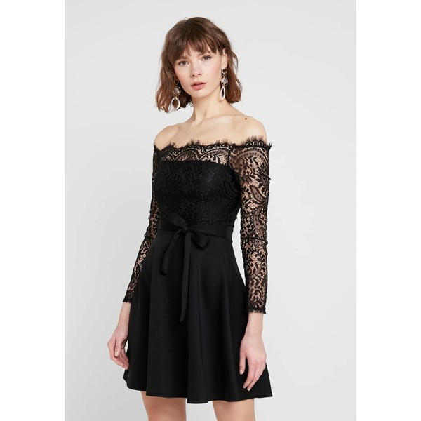 Sista Glam CHERRELL Sukienka z dżerseju black SID21C039
