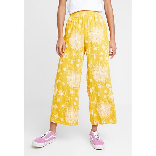 Obey Clothing ANNETTE PANT Spodnie materiałowe mustard multi OB021A00H