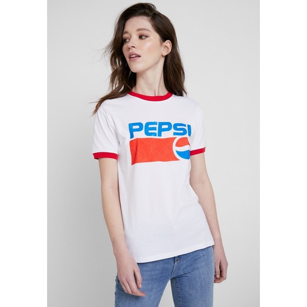 Revival Tee PEPSI TEE T-shirt z nadrukiem white REK21D00I