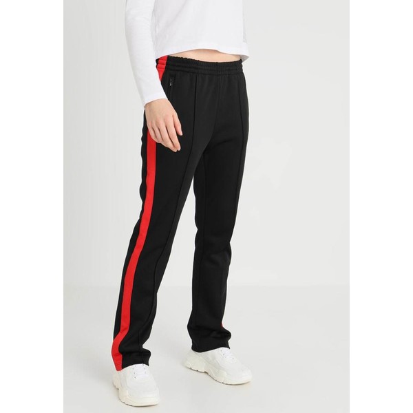 Calvin Klein Jeans SIDE STRIPE TRACK PANT Spodnie treningowe black/racing red C1821A02Y