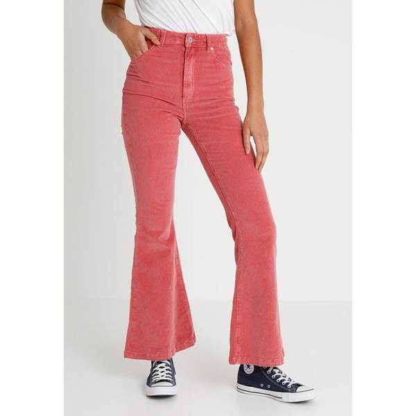 Abrand Jeans A DOUBLE OH FLARE Spodnie materiałowe hot flamingo ABB21A001
