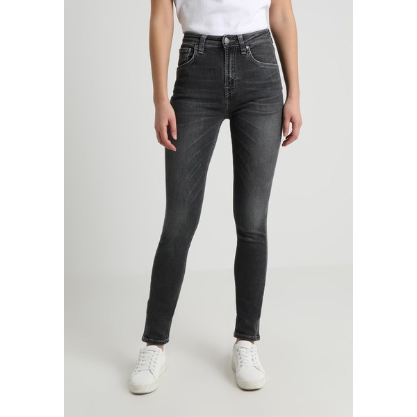 Nudie Jeans HIGHTOP TILDE Jeansy Skinny Fit shimmering grey NU221N01S