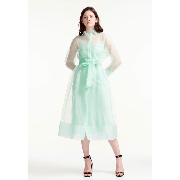 maje ROANE Długa sukienka vert d'eau MAL21C057