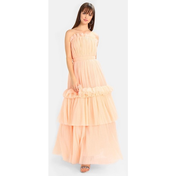 True Decadence Suknia balowa peach TRF21C012
