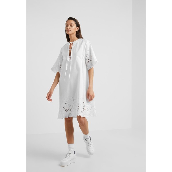 McQ Alexander McQueen TIE FRONT DRESS Sukienka letnia white MQ121C01G