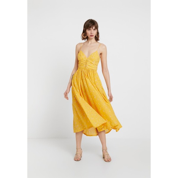 Bec & Bridge MARIGOLD FIELDS DRESS Długa sukienka yellow BEU21C00I