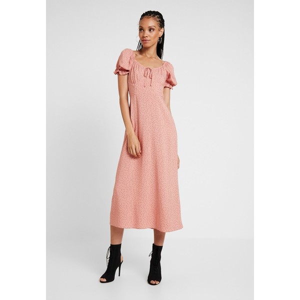 New Look PRINT PRAIRE Długa sukienka pink NL021C12Z