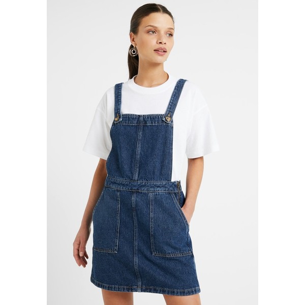 New Look Petite TWINNINGS PINNY Sukienka jeansowa mid blue NL721C04D
