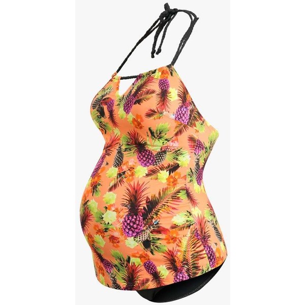 Cache Coeur MATERNITY TANKINI WITH FIXED PADS Kostium kąpielowy coral CZ089H007