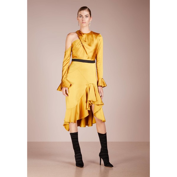 Three Floor GOLD RUSH Sukienka koktajlowa tawny olive T0B21C022