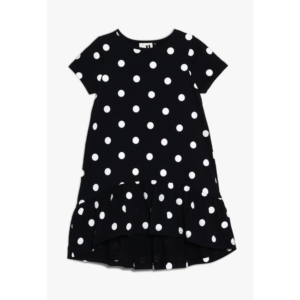 Cotton On KIDS JOSS DRESS Sukienka z dżerseju black/white C1Q23F005