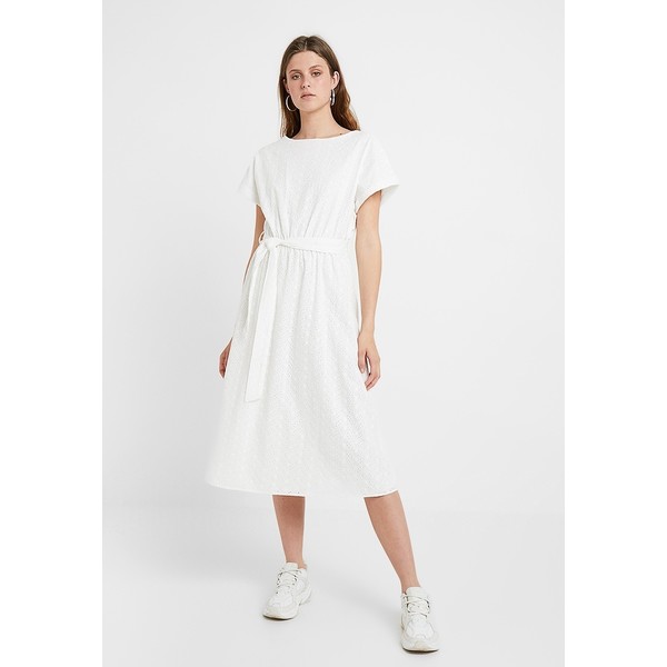 Selected Femme Tall SLFVIENNA MIDI DRESS Sukienka koszulowa snow white SEM21C00I
