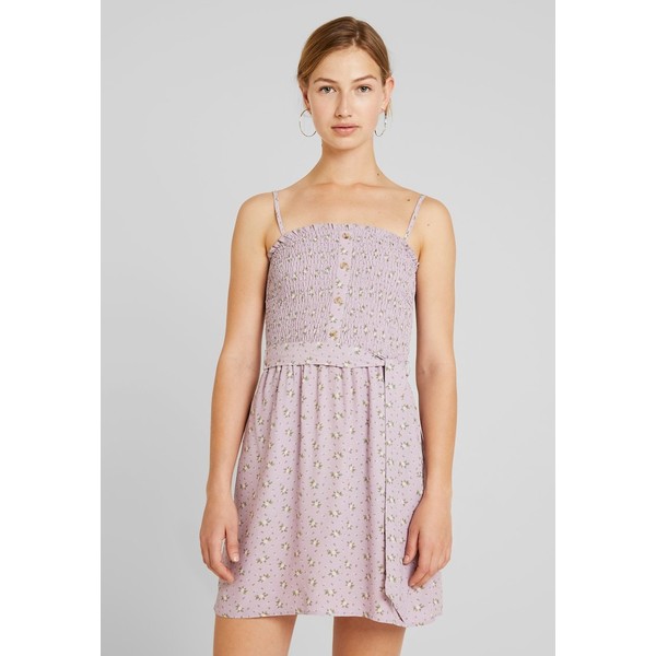 Hollister Co. SMOCKED DRESS Sukienka letnia lavender ditsy H0421T00O