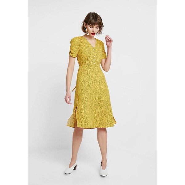Louche CHANTAL MINI FLEUR Sukienka koszulowa yellow L4621C0C9