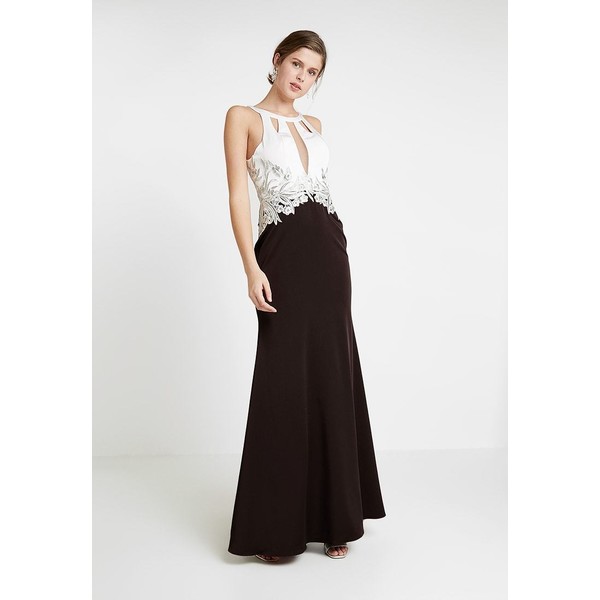 Luxuar Fashion Suknia balowa schwarz/weiß LX021C07P