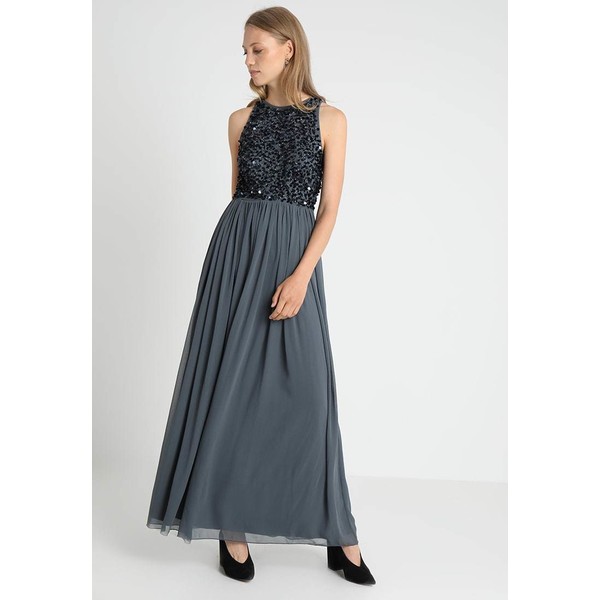 Lace & Beads MISTY MAXI Suknia balowa dark grey LS721C065