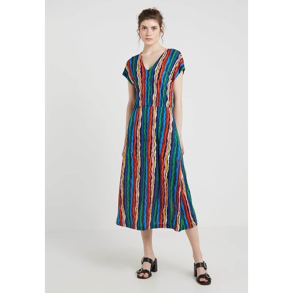 CHINTI & PARKER RAINBOW DRESS Sukienka z dżerseju multi-coloured CHO21C007
