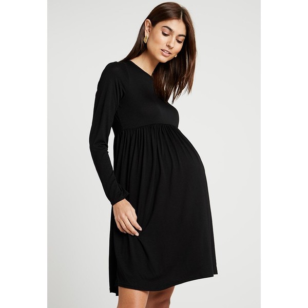 New Look Maternity MATERNITY PLAIN SMOCK Sukienka z dżerseju black N0B29F04Q