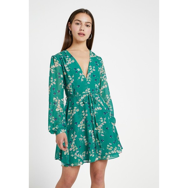 Glamorous Petite FLORAL DRESS Sukienka letnia green/lilac GLB21C03M